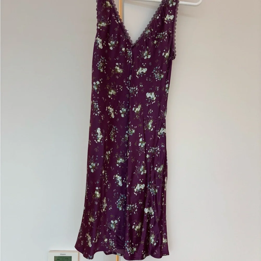 Reformation Keaton Floral Print Silk Mini Dress - Picture 4 of 5